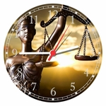 Ficha técnica e caractérísticas do produto Relógio De Parede Quartz Advogado Direito Casa Escritório Arte e Decoração 10