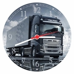 Ficha técnica e caractérísticas do produto Relógio De Parede Quartz Caminhão Scania Arte e Decoração 01