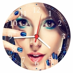 Ficha técnica e caractérísticas do produto Relógio De Parede Quartz Salão de Beleza Maquiagem Arte e Decoração 06