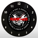 Ficha técnica e caractérísticas do produto Relógio de Parede - Ramones - em Disco de Vinil - Mr. Rock – Punk Rock