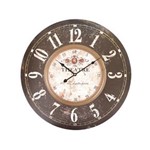 Ficha técnica e caractérísticas do produto Relógio de Parede Redondo 57cm Madeira Theatre The Home