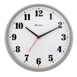 Ficha técnica e caractérísticas do produto Relógio De Parede Redondo Cinza 26 Cm Herweg 6126-24