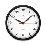 Ficha técnica e caractérísticas do produto Relógio de Parede Redondo Classico Preto - Plashome