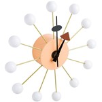 Ficha técnica e caractérísticas do produto Relógio de Parede Redondo Eames Branco RELVIT-BR By Haus