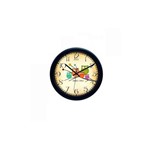 Ficha técnica e caractérísticas do produto Relógio de Parede Redondo Família Coruja 30 Cm Preto - Relobraz