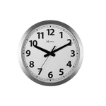Ficha técnica e caractérísticas do produto Relógio De Parede Redondo Moderno 30cm Alumínio Não Enferruja - Ref - 6711 - Alumínio