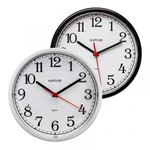 Ficha técnica e caractérísticas do produto Relógio de Parede Redondo Nativo 23cm Quartz 1 Unidade