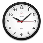 Ficha técnica e caractérísticas do produto Relógio de Parede Redondo Omega Preto Classico