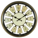 Relógio de Parede Redondo Vintage Analógico Sortido - Daterra