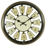 Ficha técnica e caractérísticas do produto Relógio de Parede Redondo Vintage Analógico Sortido