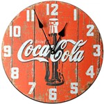 Ficha técnica e caractérísticas do produto Relógio de Parede Retrô Coca-Cola - Yaay