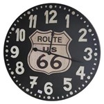 Ficha técnica e caractérísticas do produto Relógio de Parede Retrô Old Route US 66