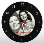Ficha técnica e caractérísticas do produto Relógio de Parede - Rita Rayworth - em Disco de Vinil - Mr. Rock - Cinema Retrô