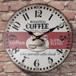Ficha técnica e caractérísticas do produto Relógio de Parede Roasted Coffee