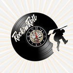 Ficha técnica e caractérísticas do produto Relógio de Parede Rock n Roll Bandas Rock Musica Disco Vinil LP