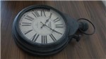 Ficha técnica e caractérísticas do produto Relógio de Parede Rústico Cinza - Nataluz