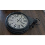 Ficha técnica e caractérísticas do produto Relógio de Parede Rústico Cinza
