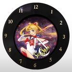 Ficha técnica e caractérísticas do produto Relógio de Parede - Sailor Moon - em Disco de Vinil - Mr. Rock - Anime