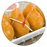 Ficha técnica e caractérísticas do produto Relógio de Parede Salgados Coxinha Padarias Cafeterias - Vital Quadros