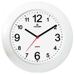 Ficha técnica e caractérísticas do produto Relógio de Parede Saturno 5384/01 29cm Branco - Haller