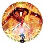 Ficha técnica e caractérísticas do produto Relógio de Parede Senhor dos Anéis Gandalf Filmes Cinema - Vital Quadros