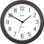 Ficha técnica e caractérísticas do produto Relógio de Parede Silencioso Herweg Preto e Branco