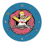 Ficha técnica e caractérísticas do produto Relógio de Parede Simpsons Homer Donuts - Fábrica Geek