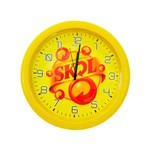 Relógio Parede Analogico Redondo Plástico Skol 29,5 Cm