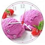 Ficha técnica e caractérísticas do produto Relógio de Parede Sorvete Sorveterias Gourmet Decorações - Vital Quadros