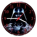 Ficha técnica e caractérísticas do produto Relógio De Parede Star Wars Darth Vader Decorar Sala
