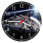 Ficha técnica e caractérísticas do produto Relógio de Parede Star Wars Nave Millenium Falcon