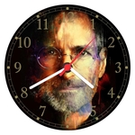 Ficha técnica e caractérísticas do produto Relógio De Parede Steve Jobs Apple Informática Decoração