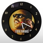 Ficha técnica e caractérísticas do produto Relógio de Parede - Steve Wonder - em Disco de Vinil - Mr. Rock – Jazz