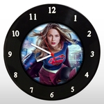 Ficha técnica e caractérísticas do produto Relógio de Parede - Supergirl - em Disco de Vinil - Mr. Rock - Seriado