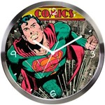 Ficha técnica e caractérísticas do produto Relógio de Parede Superman Verde Comics