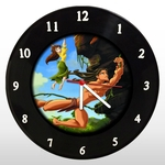 Ficha técnica e caractérísticas do produto Relógio de Parede - Tarzan - em Disco de Vinil - Mr. Rock - Disney
