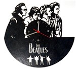 Ficha técnica e caractérísticas do produto Relógio de Parede Tema Beatles Mdf Madeira - Fênix Decor