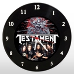 Ficha técnica e caractérísticas do produto Relógio de Parede - Testament - em Disco de Vinil - Mr. Rock – Thrash Metal