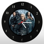 Ficha técnica e caractérísticas do produto Relógio de Parede - The Witcher - Em Disco de Vinil - Mr. Rock - Seriado