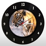 Ficha técnica e caractérísticas do produto Relógio de Parede - Tigre - em Disco de Vinil - Mr. Rock – Tiger - Animal
