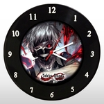 Ficha técnica e caractérísticas do produto Relógio de Parede - Tokio Ghoul - em Disco de Vinil - Mr. Rock - Anime
