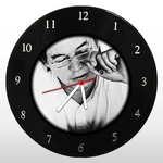 Ficha técnica e caractérísticas do produto Relógio de Parede - Tom Jobim - em Disco de Vinil - Mr. Rock - Mpb