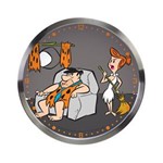 Ficha técnica e caractérísticas do produto Relógio de Parede Urban HB os Flintstones - Cinza