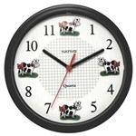 Relógio de Parede Vaquinha Redondo 21,5x21,5cm Nativo