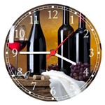 Ficha técnica e caractérísticas do produto Relógio de Parede Vinhos Gourmet Bebidas Restaurantes - Vital Quadros