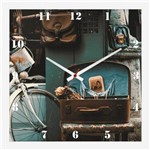Relógio de Parede Vintage Decorativo 30x30cm