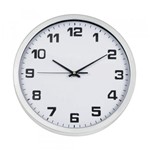 Ficha técnica e caractérísticas do produto Relógio de Parede White - Hauskraft