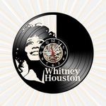 Ficha técnica e caractérísticas do produto Relógio de Parede Whitney Houston Disco Vinil Decoração Vintage