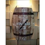Ficha técnica e caractérísticas do produto Relógio de Parede Wine Bar Metal 50×40 Cm