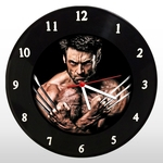 Ficha técnica e caractérísticas do produto Relógio de Parede - Wolverine - em Disco de Vinil - Marvel Comics - X-Men - Mr. Rock